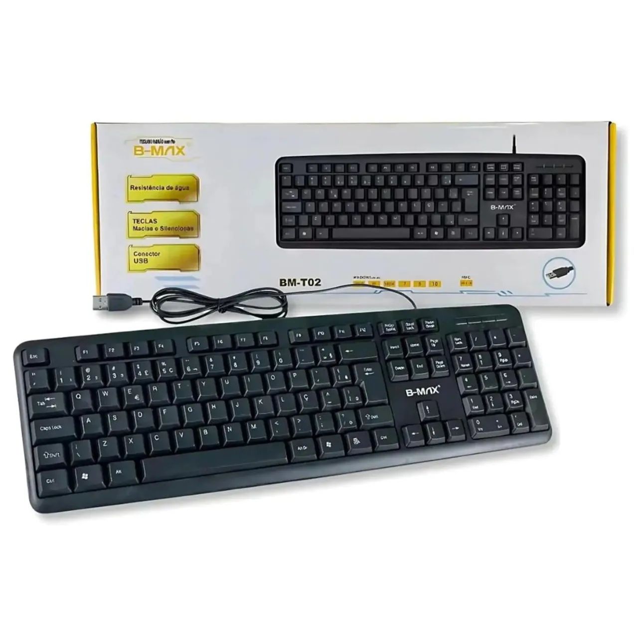 Teclado Padrão USB com Fio B-MAX BM-T02 - Foto 3