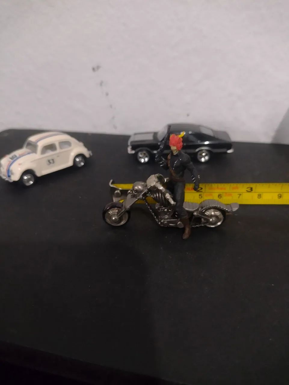 Action figure Ghost Rider com moto e carros - Foto 5