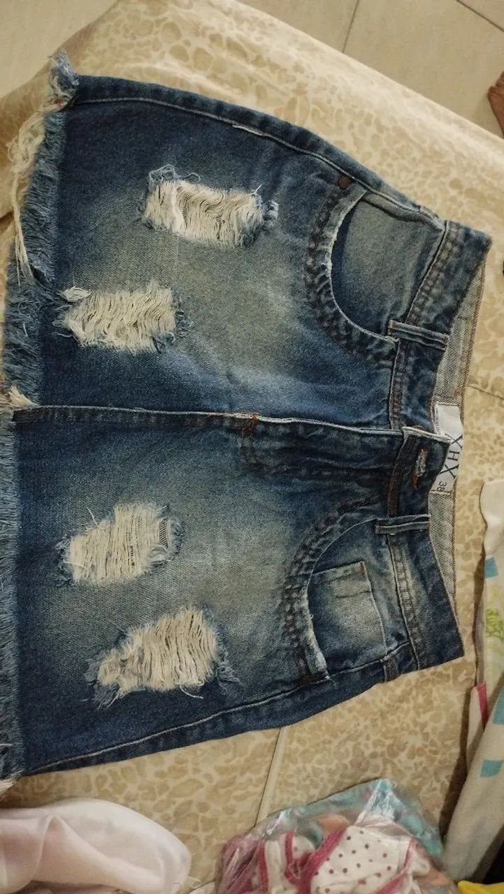 Saia jeans 