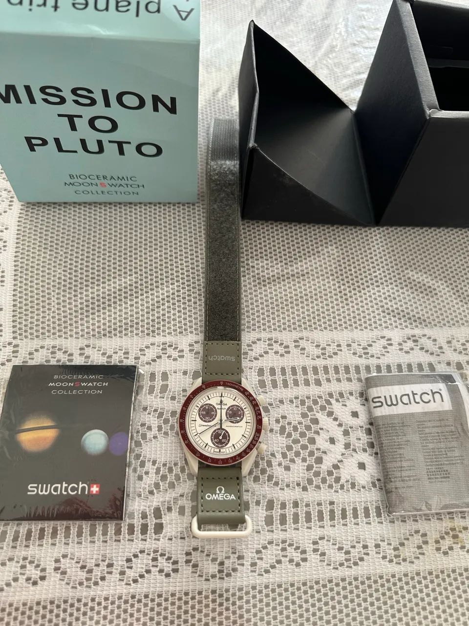 Relógio Swatch x Omega Moonswatch - Mission to Pluto - Acessórios