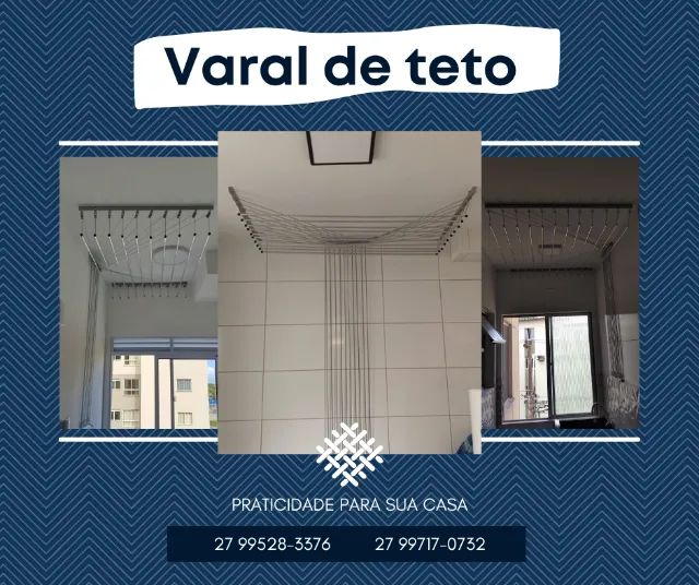 Varal de teto