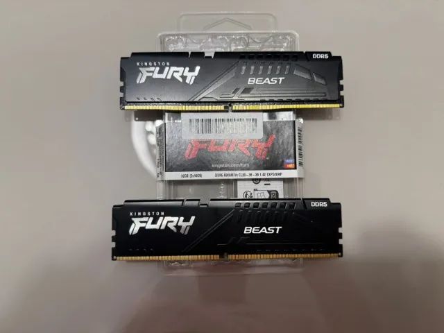 Memória RAM Kingston Fury Beast Expo, 32GB (2X16GB), 6000MT/s, DDR5, DIMM, CL30, Preto - Foto 3