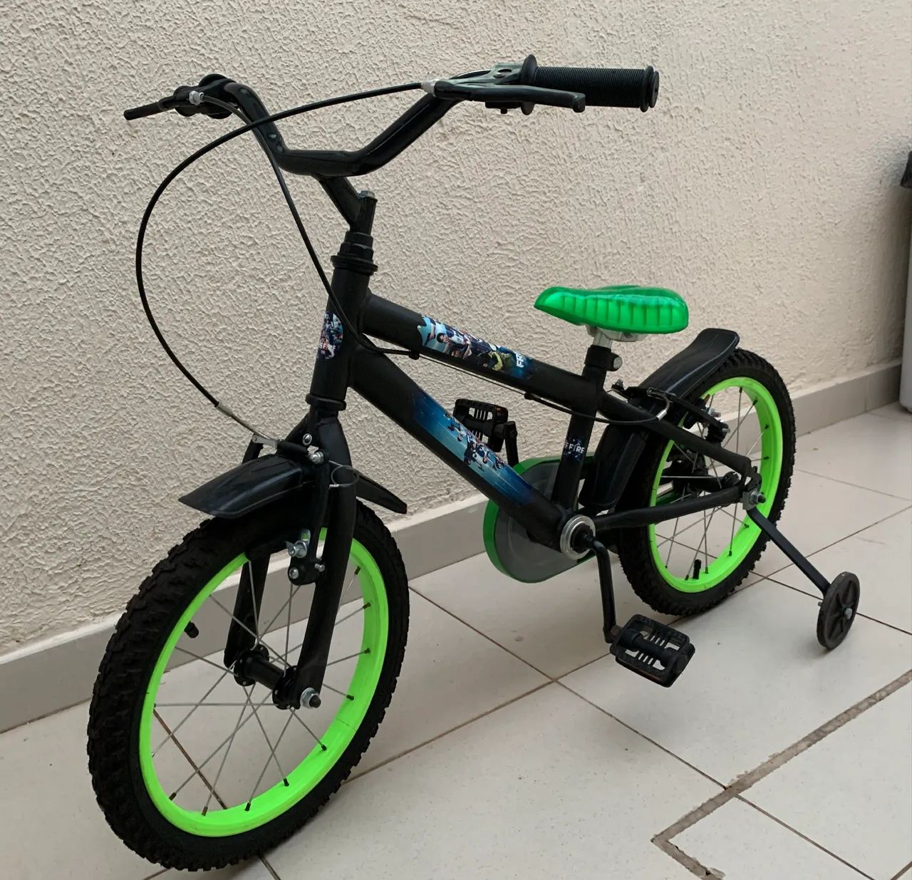 Bicicleta aro 16 Free Fire