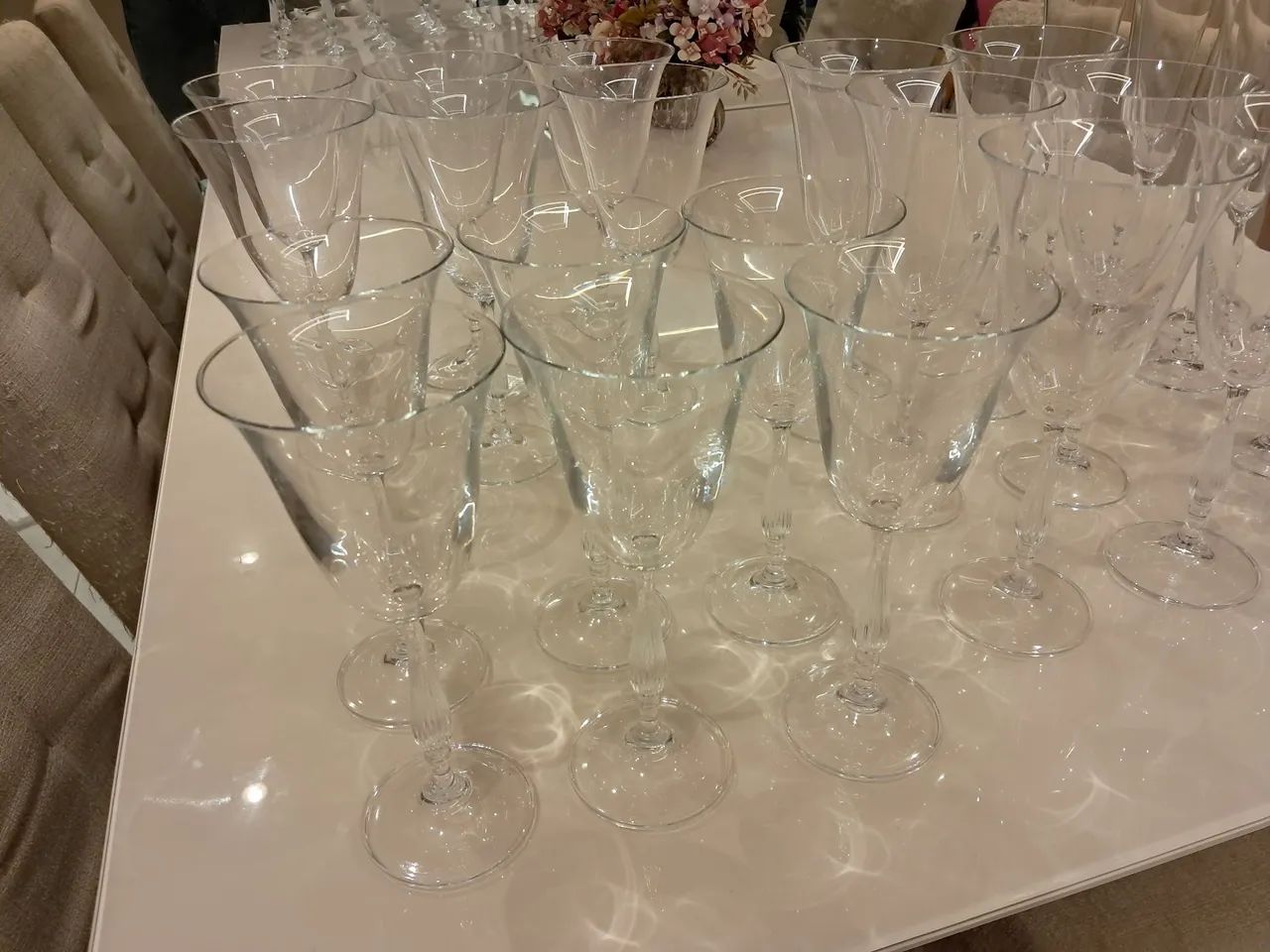 Jogo de taças cristal 30 peças  - Foto 2