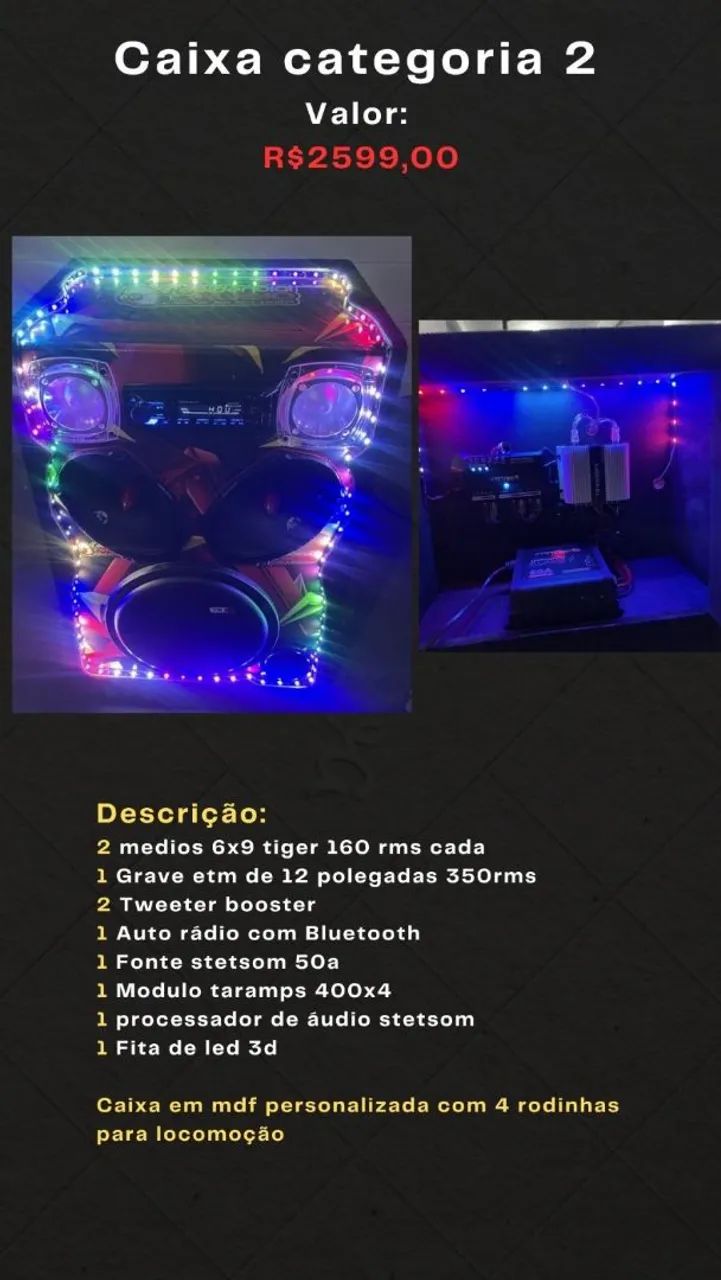Caixa de som residencial exclusiva