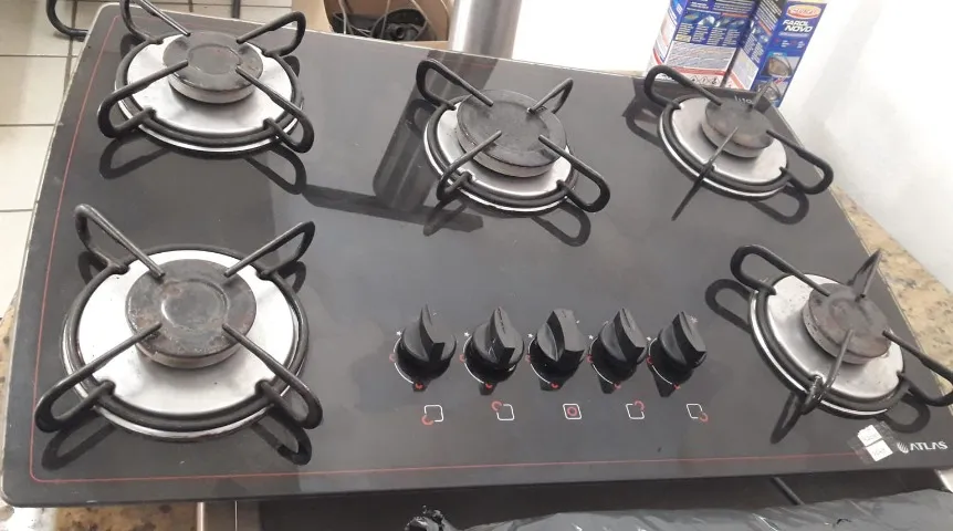 Fogão cooktop 5bocas atlas