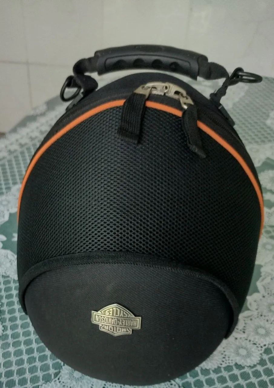 CAPACETE AMERICANO ESTILO OLD SCHOOL - ORIGINAL HARLEY DAVIDSON  - Foto 5