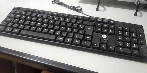 Teclado USB Básico para Escritório 65163256653443122
