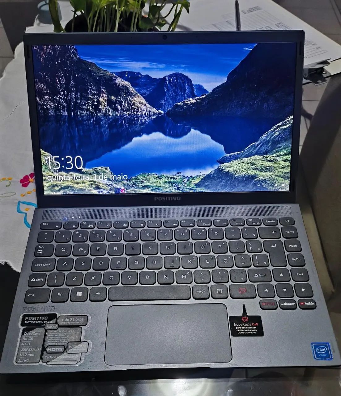 Notebook Positivo Motion Q464C - 4GB RAM - Cinza - Foto 5