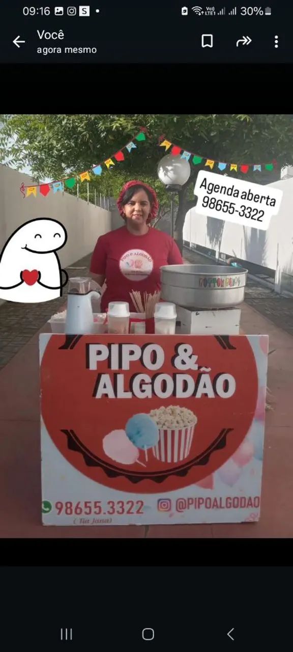 Aluguel de pipoca e algodão doce da Tia Jana  - Foto 3