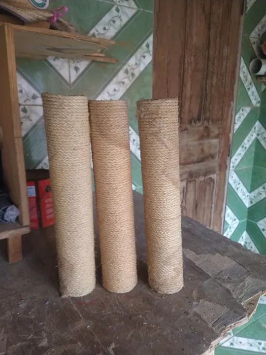 Colunas de Sisal para Arranhadores de Gato - Foto 3