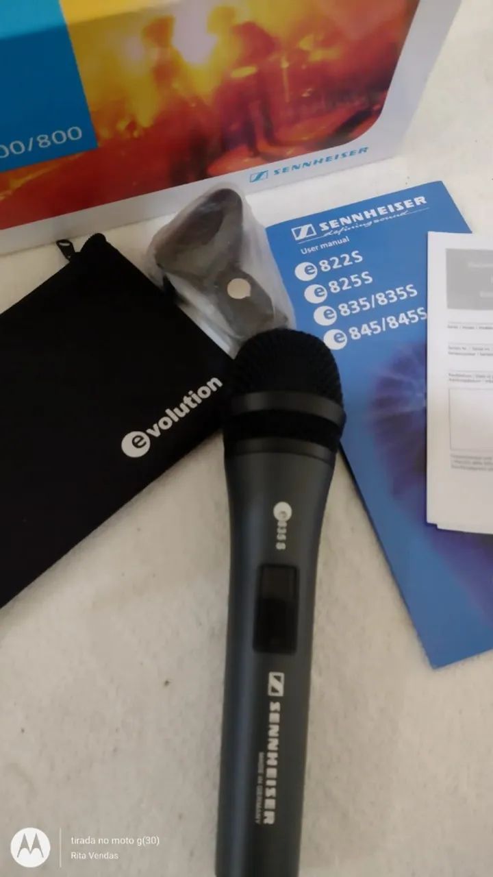 Microfone sennheiser E 835S. em estado de zero - Foto 5