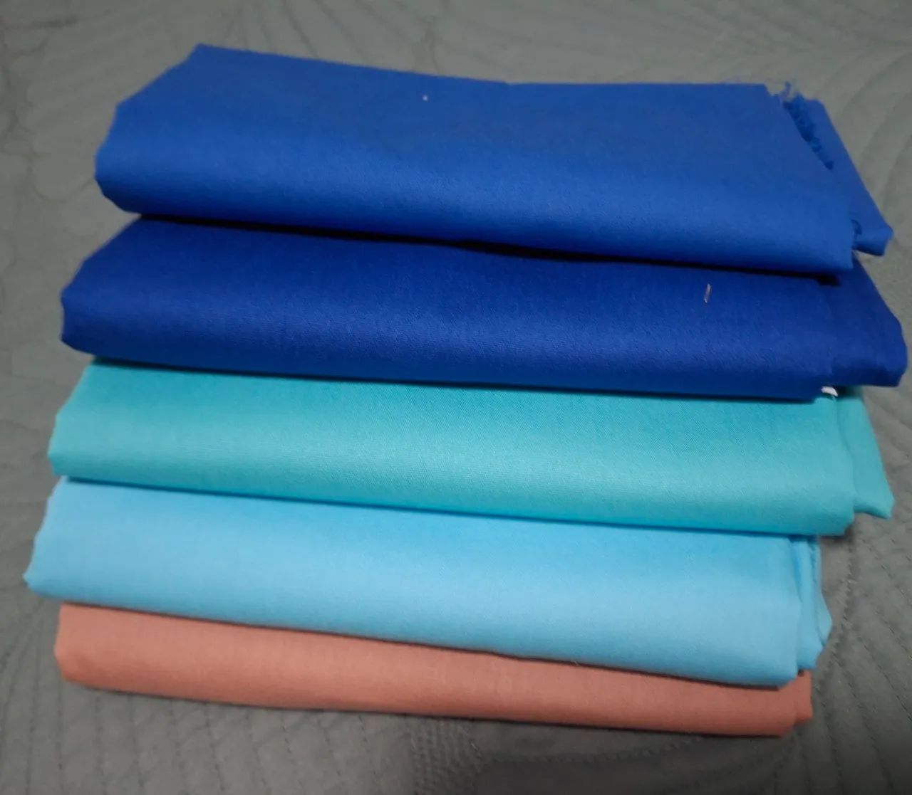 Cortes variados 1,50x 1,00 em tricoline 100% algodão, 5 cortes pir 100,00