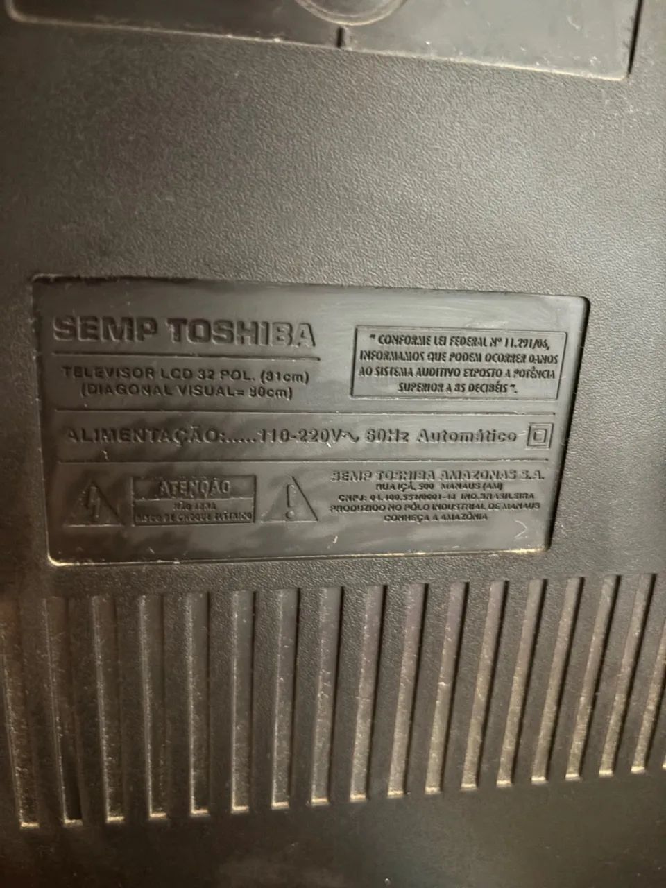 TV SEMP TOSHIBA 32 POLEGADAS - Foto 4