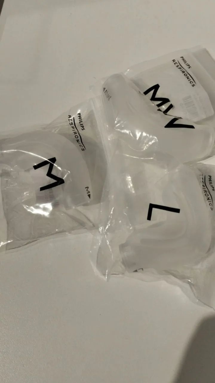 ALMOFADA SILICONE MÁSCARA NASAL PARA TRATAMENTO APNEIA DO SONO