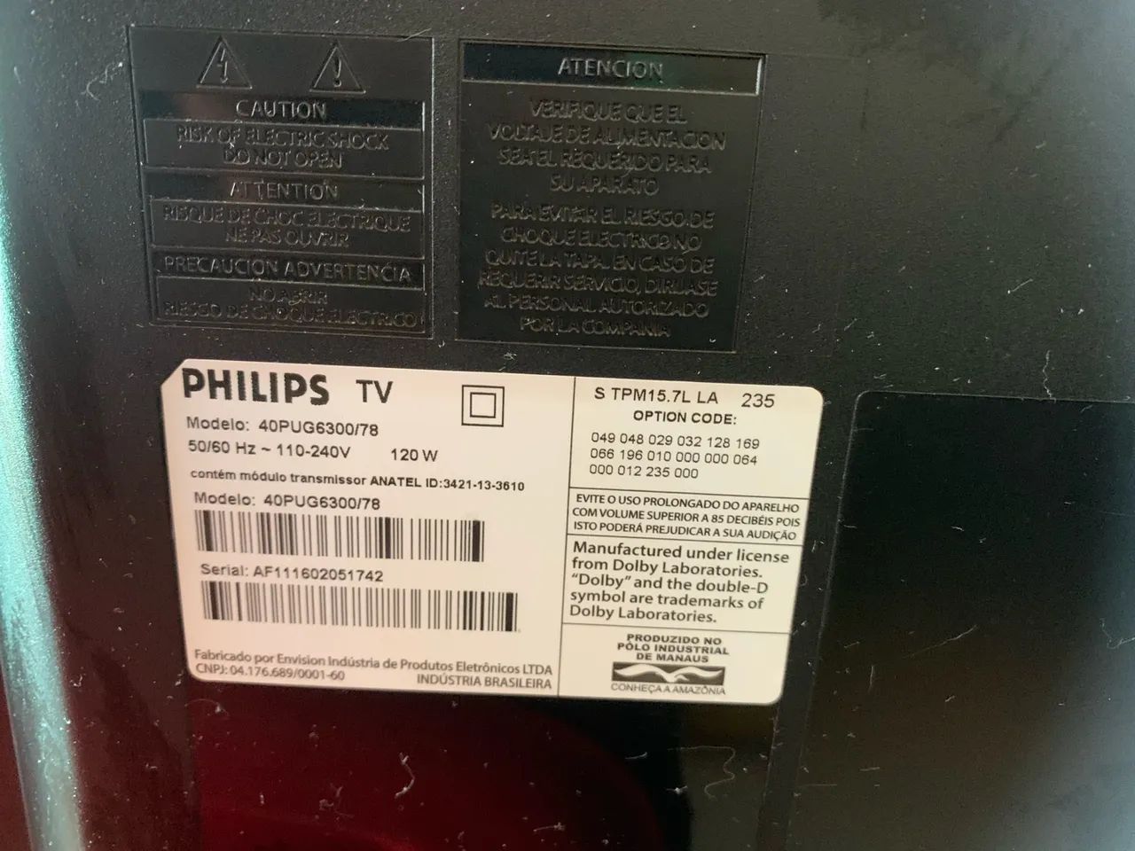 TV LED 40? 4K (led quebrado)  - Foto 2