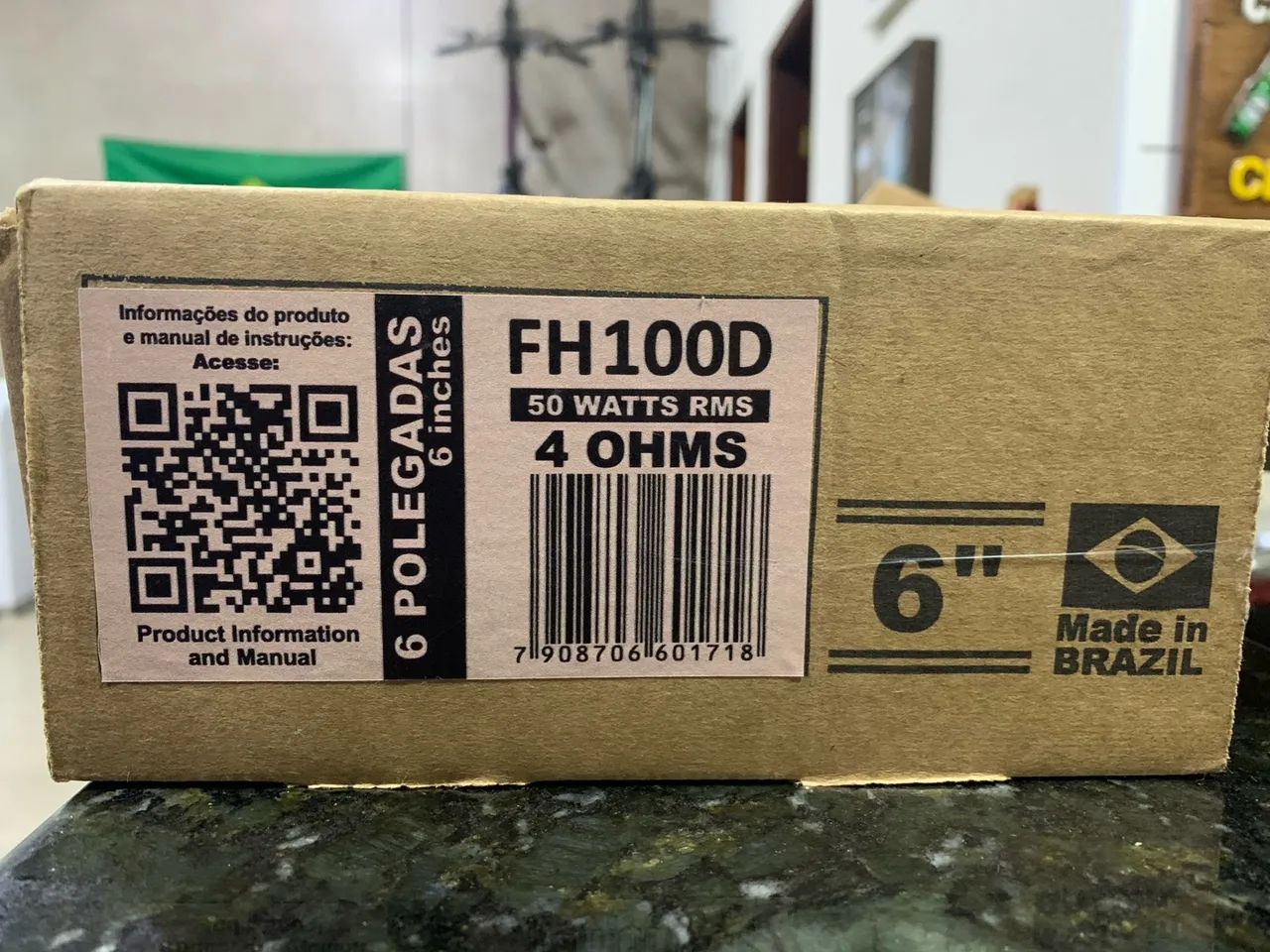 Par de Alto-falantes Taramps FH100D 6 Polegadas 4 Ohms NOVO - Foto 3
