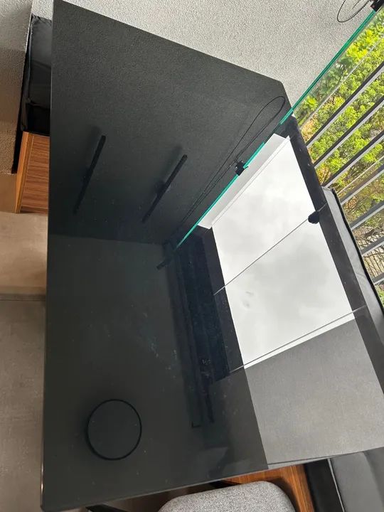 Mesa de jantar tampo de vidro 4 lugares - Foto 4