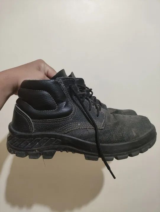 Bota de segurança masculina