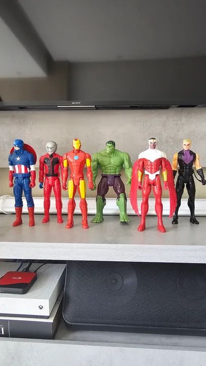 6 Heróis Marvel - Personagens de Ação