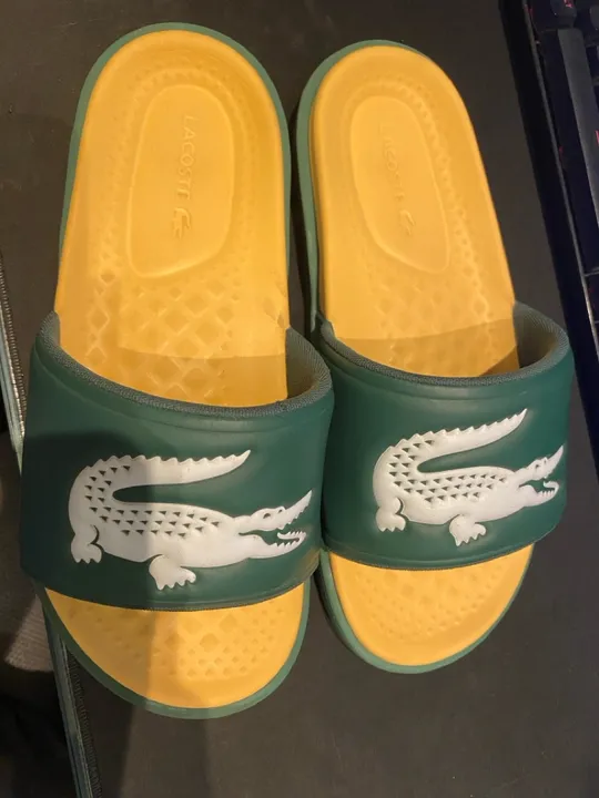 Chinelos Lacoste Verde