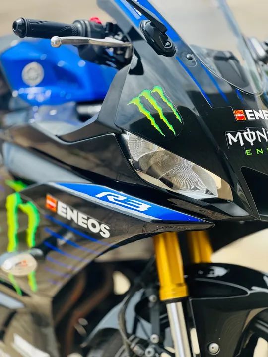 Yamaha R3 Monster Energy - Impecável! - Foto 8