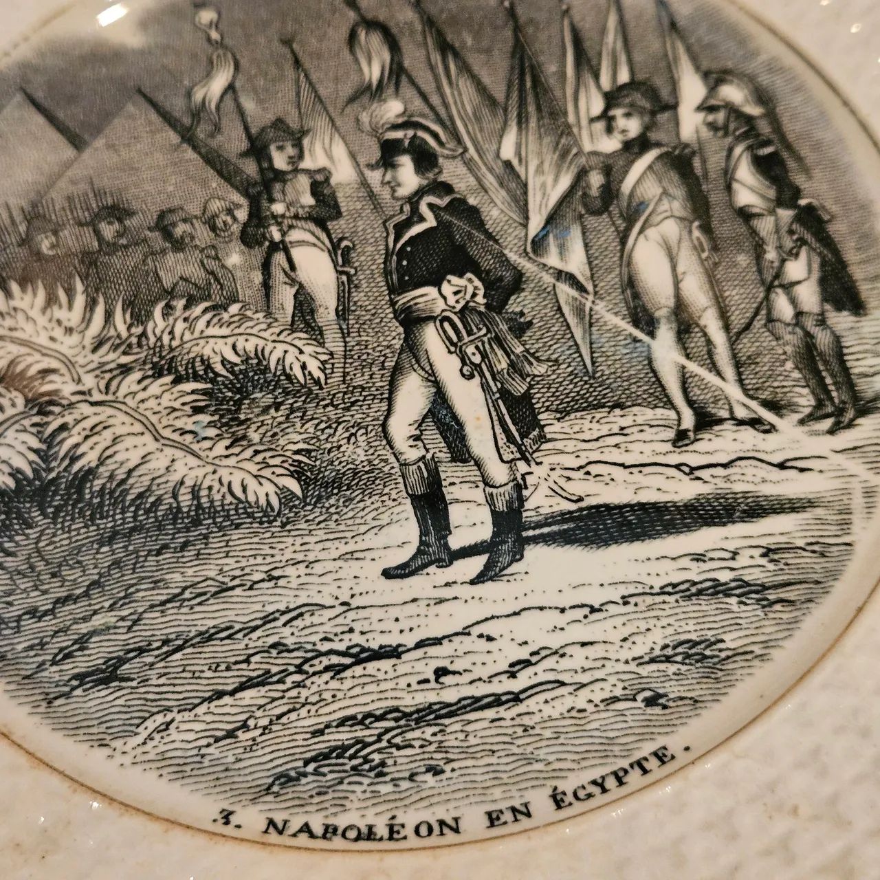 Prato Antigo Holandês Napoleão no Egito  - Foto 2