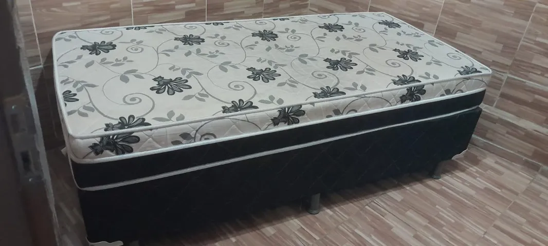 Cama Box completa solteiro