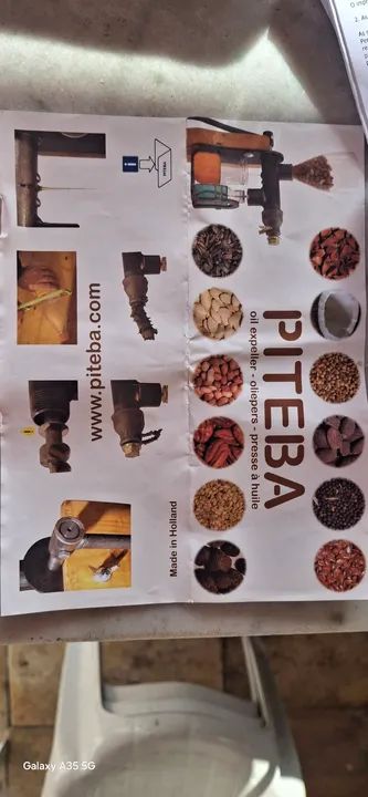 Prensa de óleo expulsor de nozes e sementes Piteba eco - Foto 3