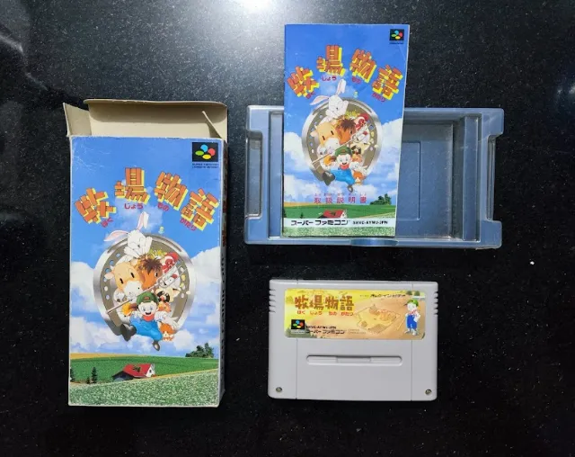 Harvest Moon Super Nintendo Bokujou Monogatari Completo