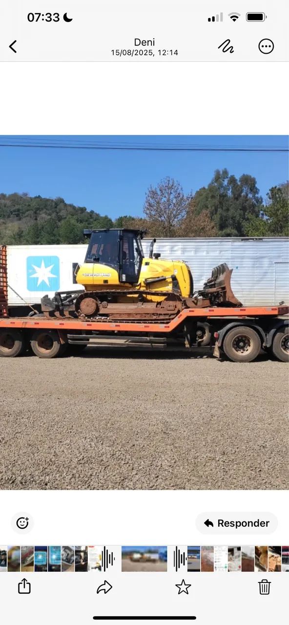 Trator de esteira new holland d140b