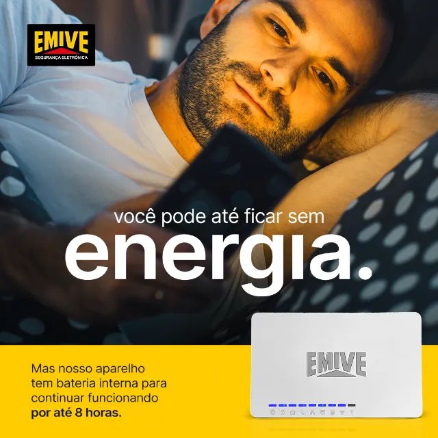 Sistema de Alarme e Câmeras de segurança EMIVE - Foto 5