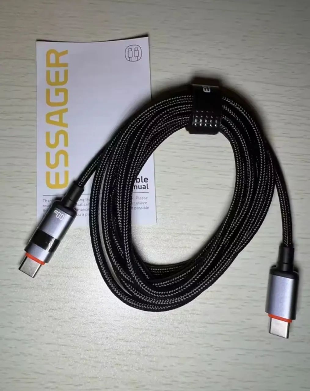 Cabo Essager Reforçado  Com Display 1 mts - Foto 2