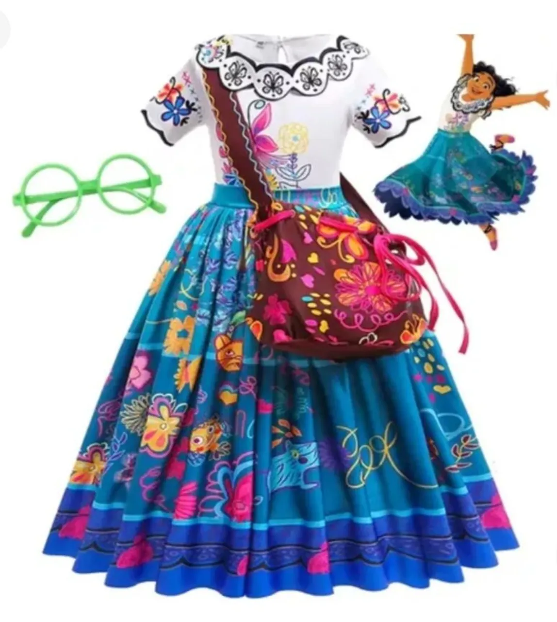 Vestido Infantil Fantasia mirabel