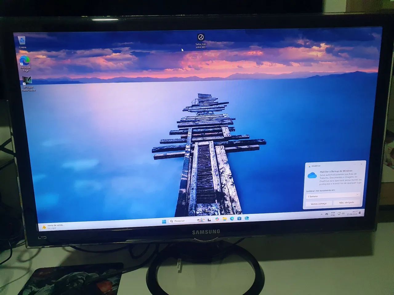 Monitor TV 27 Samsung/ Sinal Digital já embutido - Foto 2