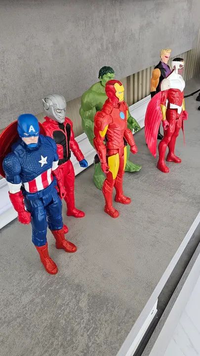 6 Heróis Marvel - Personagens de Ação - Foto 2