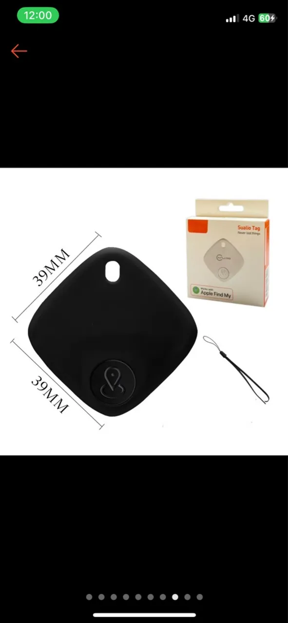 Mini Rastreador AirTag. Bateria 1 ano