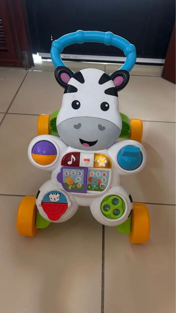 Andador Bebê Zebra Fisher Price