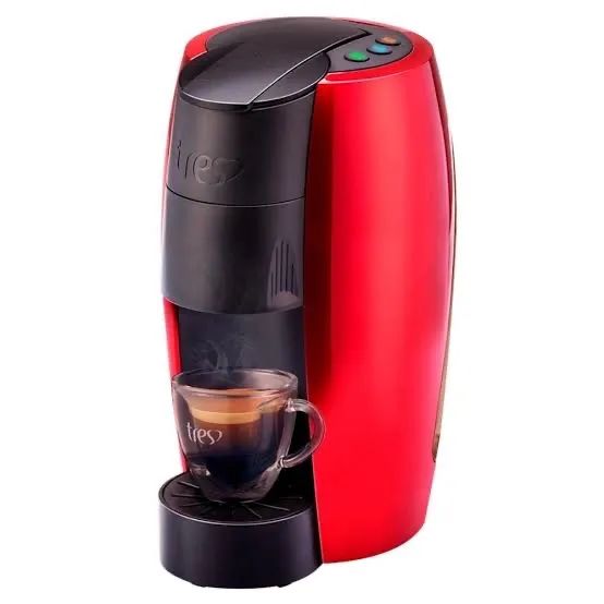 Cafeteira TRES Espresso Vermelha - Semi Nova!