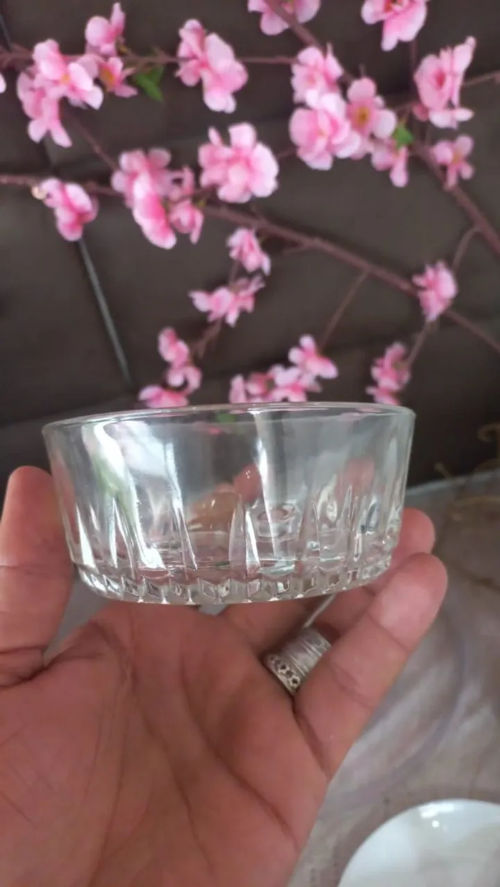 Pote de sobremesa de Vidro Decorativa