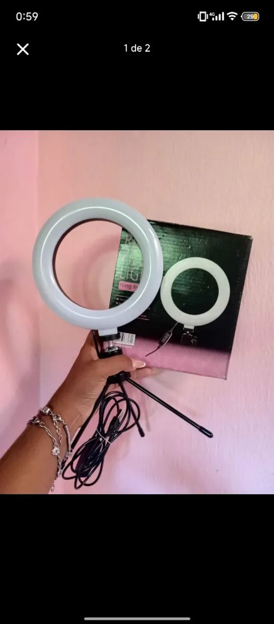 Ring Light para Fotos e Vídeos - Iluminação Profissional