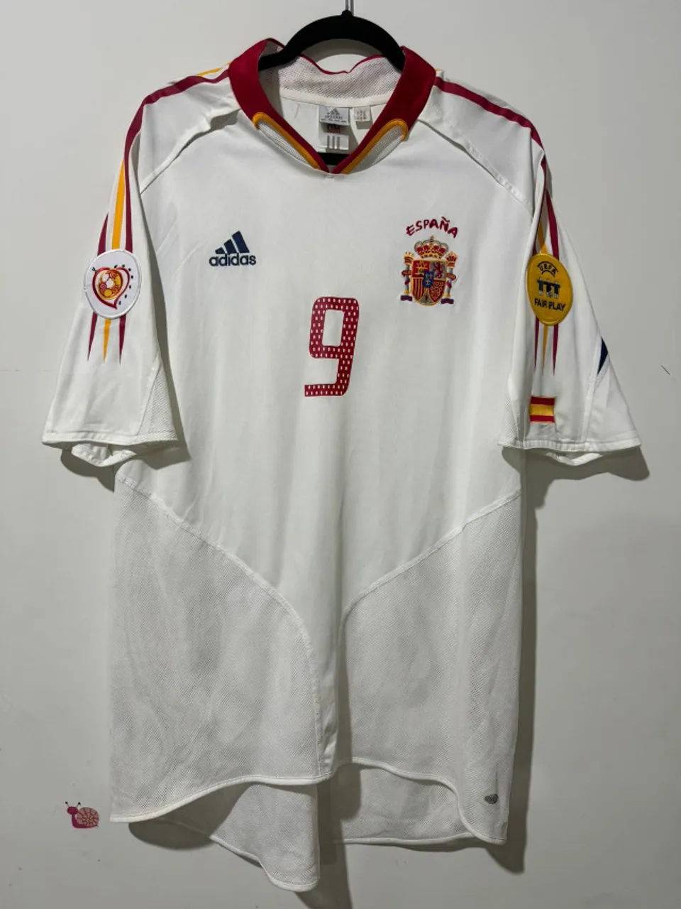 Camisa Espanha Euro 2004 F. Torres 9 Original