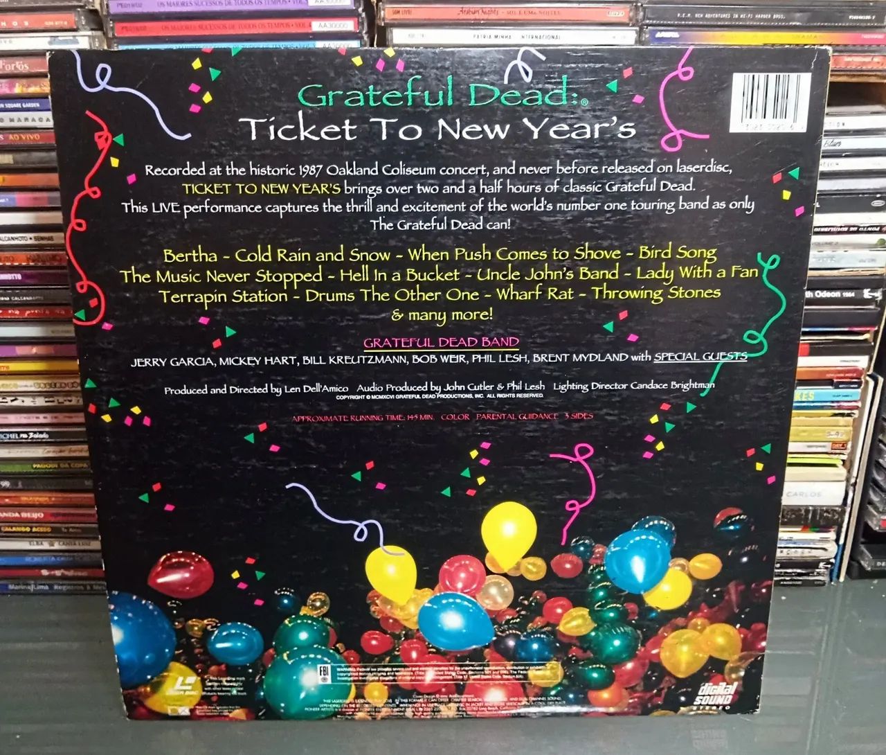 LD LaserDisc Grateful Dead - Ticket To New Year's - Foto 2