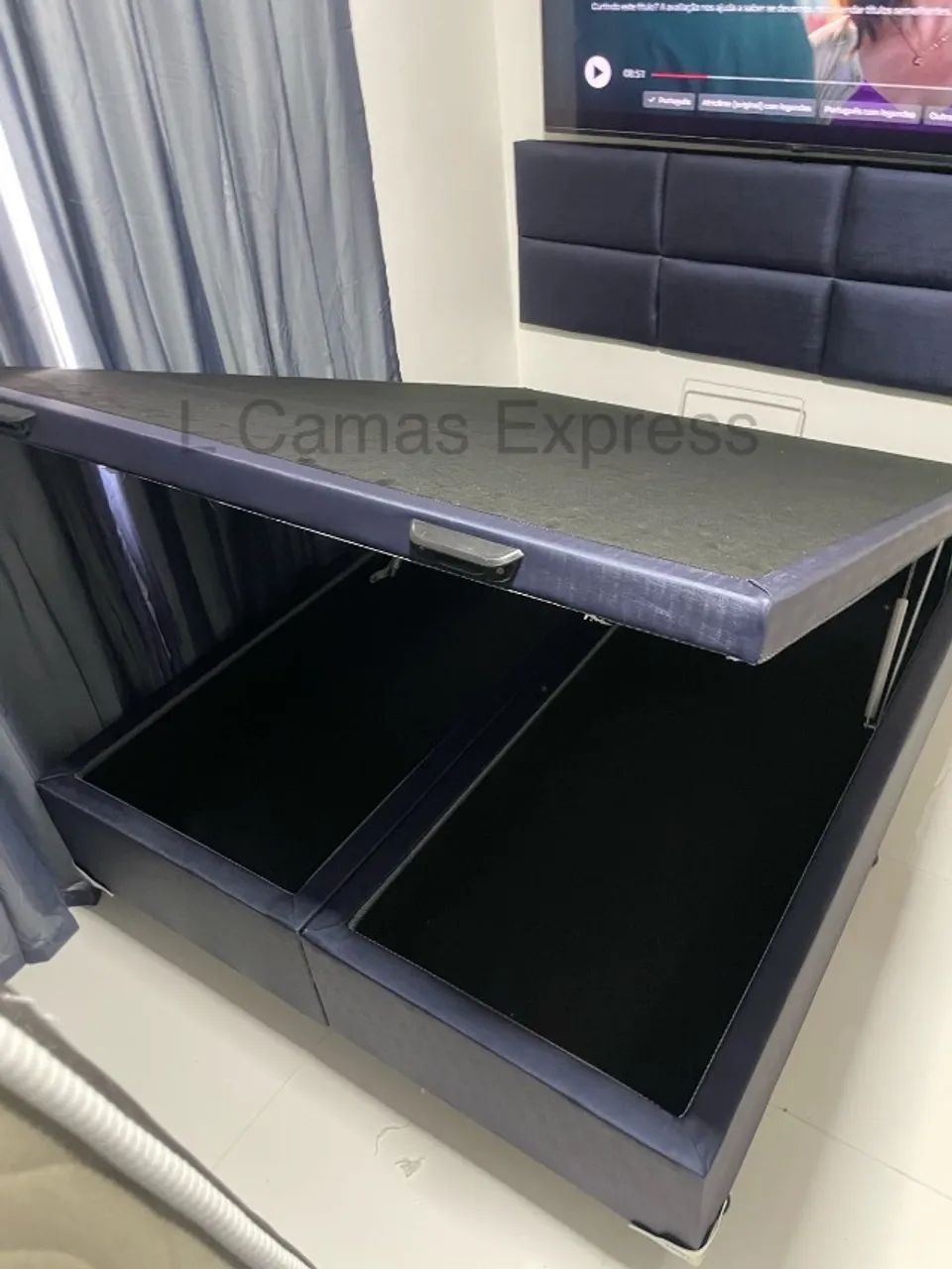 Baú Queen Factor Lilas 