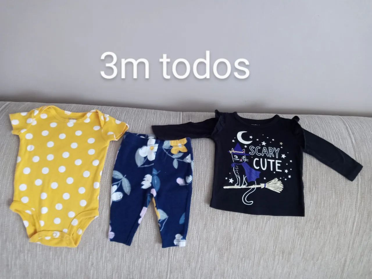 Lote de Roupas de Bebê Carter's - Nb, 3m, 3-6m - Foto 4