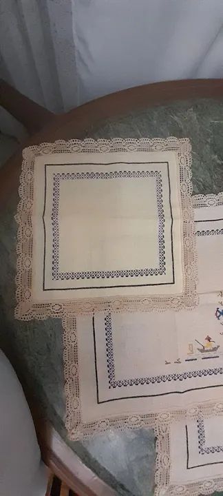TRIO DE FORRINHOS BORDADO A MÃO  - Foto 4