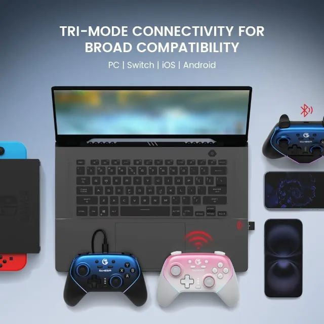 Controle GameSir Super Nova Wireless Switch Hall Effect + Base - Original - Lacrado - Foto 2