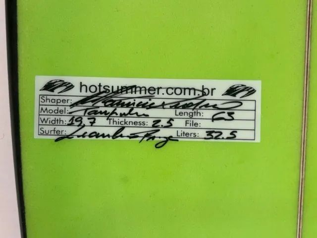 Prancha HotSummer com quilhas Seminova - Foto 5