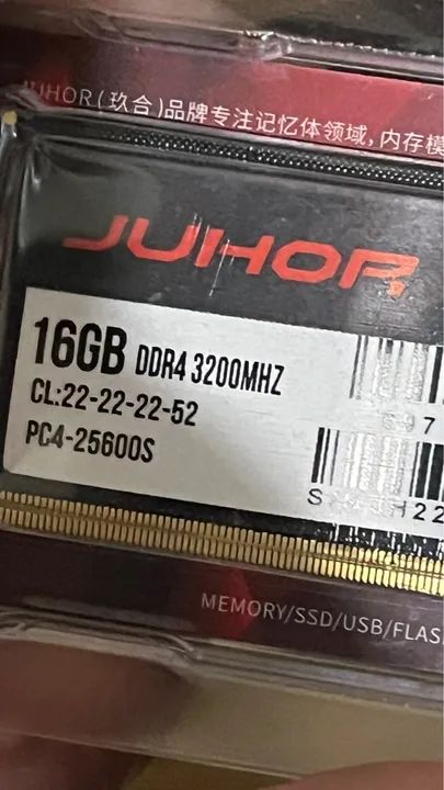 Memória RAM JUHOR 16GB DDR4 3200MHz