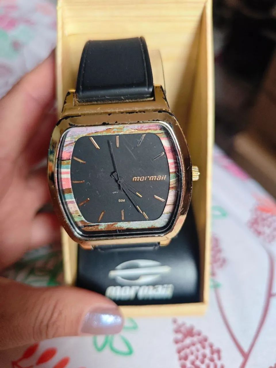 Relógio Mormaii Feminino Dourado - Foto 4